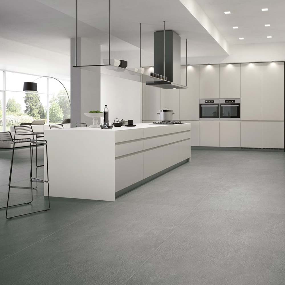 Mercury 6mm | Full Body Cement Effect Tiles | Large Porcelain ...